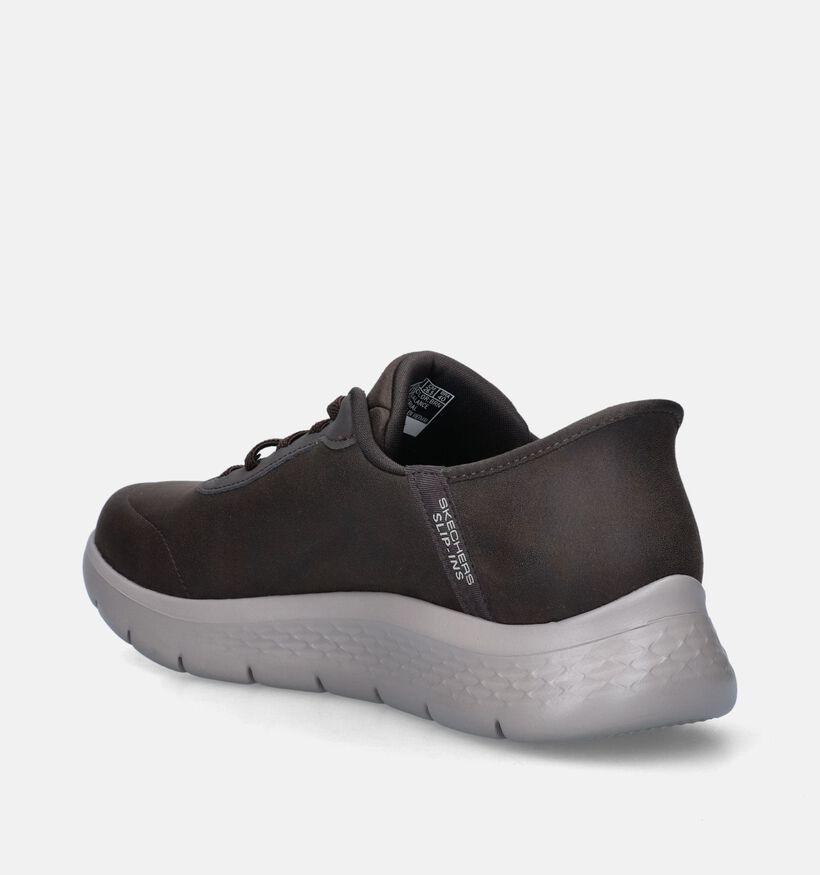 Skechers Go Walk Flex Bruine Slip-ins voor heren (345196)