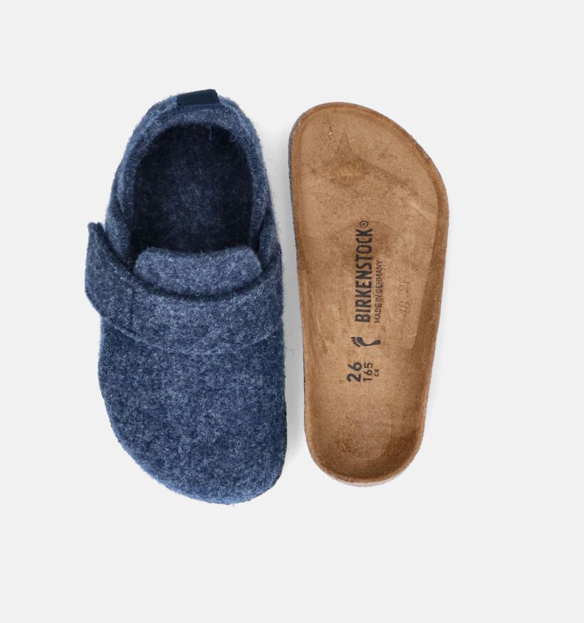 Birkenstock Zermatt HL Blauwe Pantoffels voor meisjes, jongens (343912)