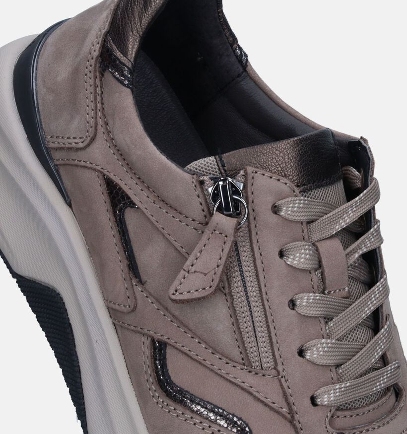 Gabor Rollingsoft Bruine Sneakers voor dames (344781) - geschikt voor steunzolen