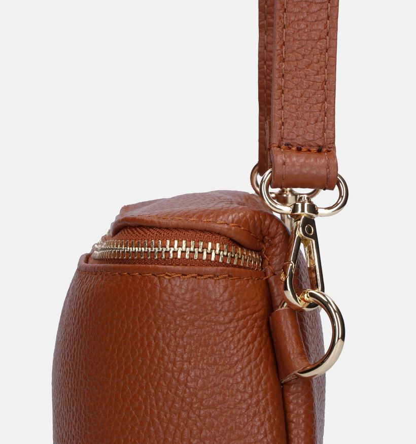 Via Limone Bruine Crossbody tas voor dames (350528)