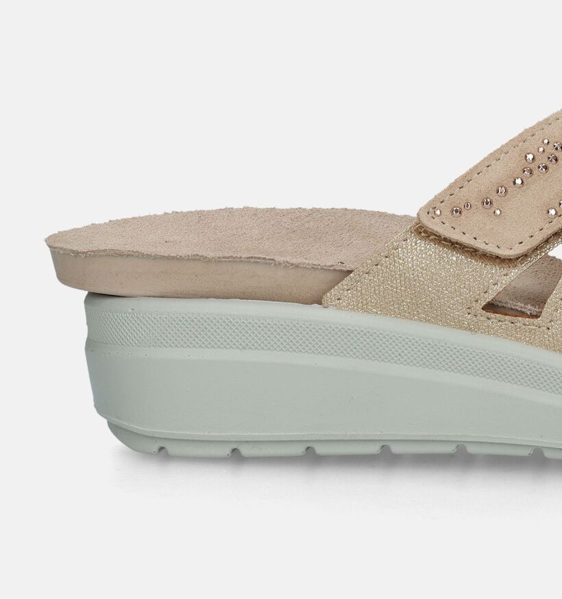 Comfort Plus Gouden Slippers voor dames (342246) - geschikt voor steunzolen