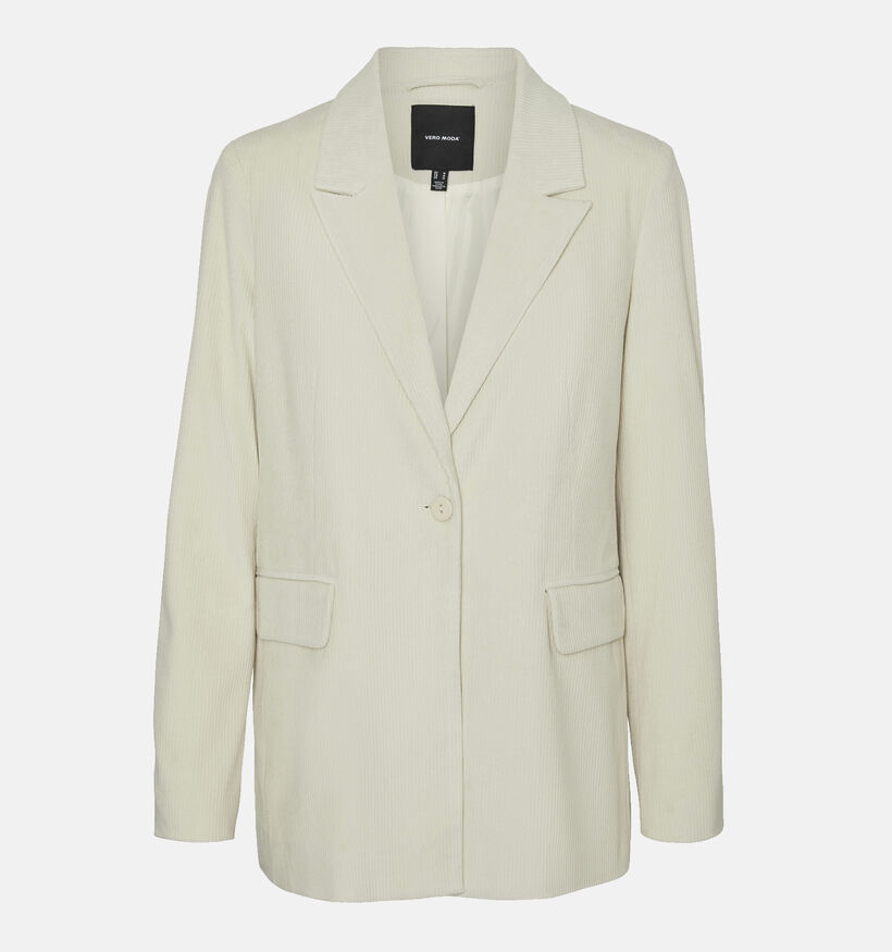 Vero Moda Nora Blazer en corduroy en Beige pour femmes (346407)