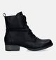 Rieker Bottines avec lacets en Noir pour femmes (331613) - pour semelles orthopédiques