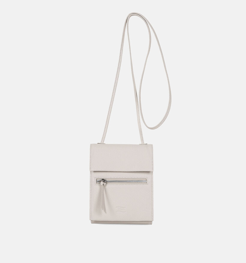 Crinkles Ecru Crossbody Tas voor dames (342318)