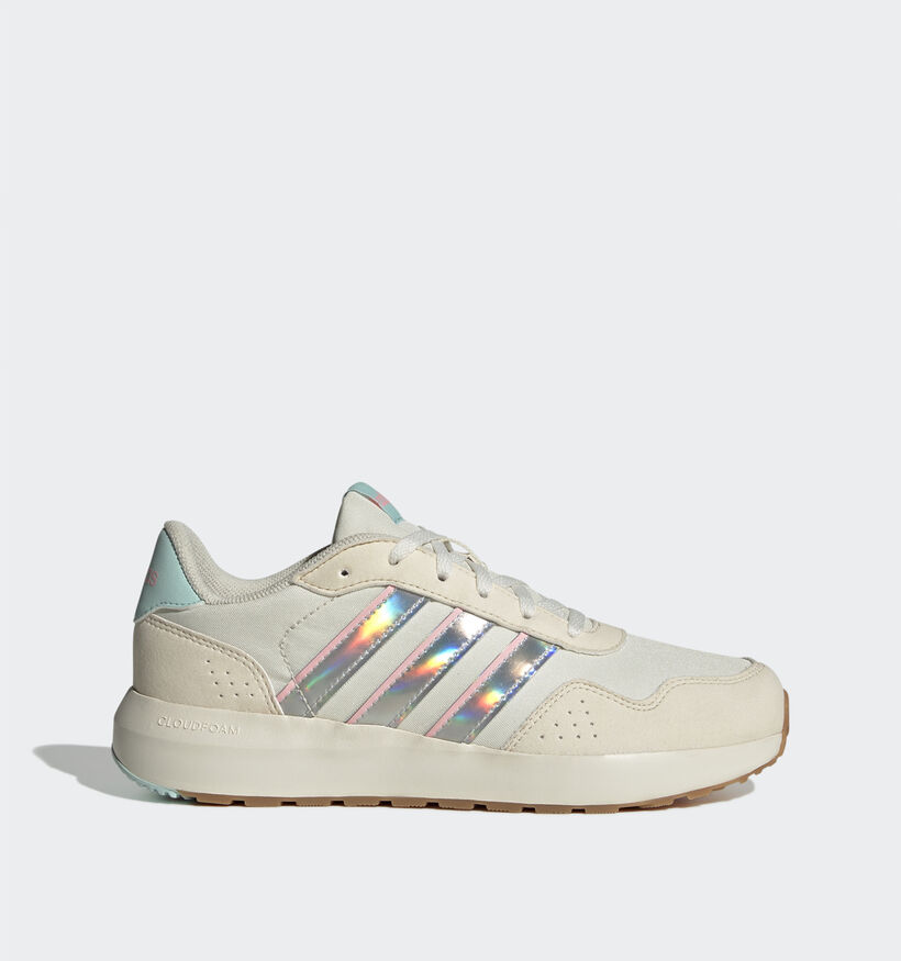 adidas Run 60s J Witte Sneakers voor meisjes (343288)