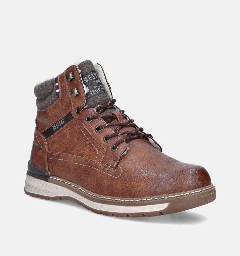 Mustang Cognac Veterboots voor heren (345480)