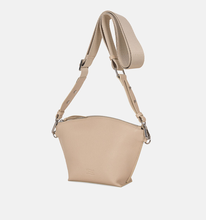 Crinkles Ecru Crossbody Tas voor dames (342329)