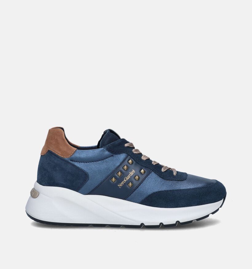 NeroGiardini Baskets casual en Bleu pour femmes (347523) - pour semelles orthopédiques