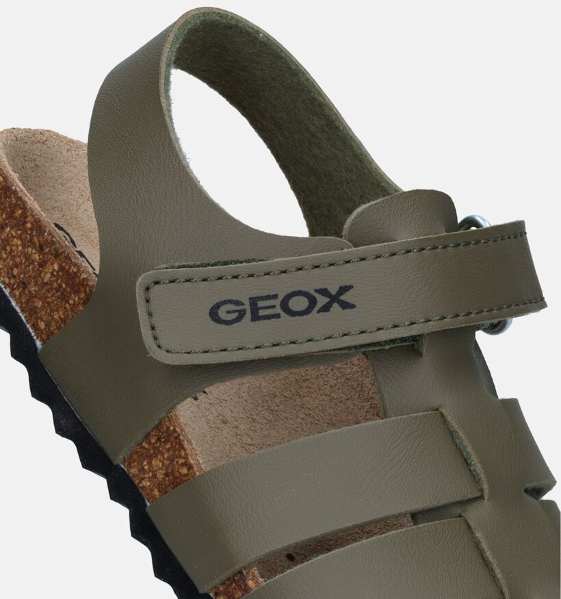 Geox Ghita Sandales en Vert Kaki pour garçons (337615)