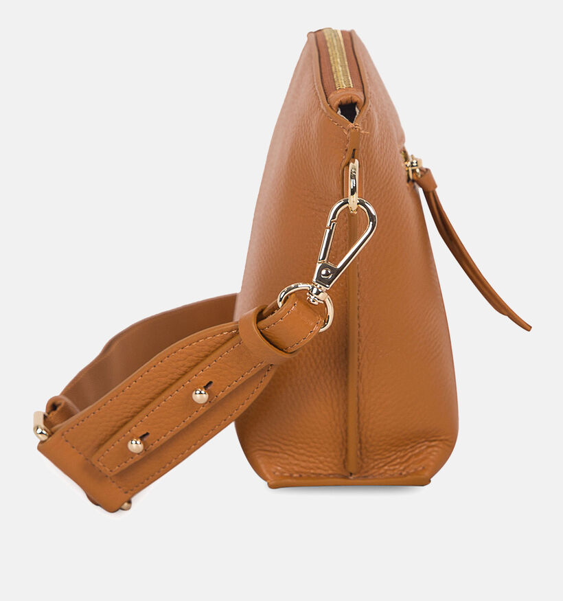 Crinkles Camel Crossbody Tas voor dames (342326)