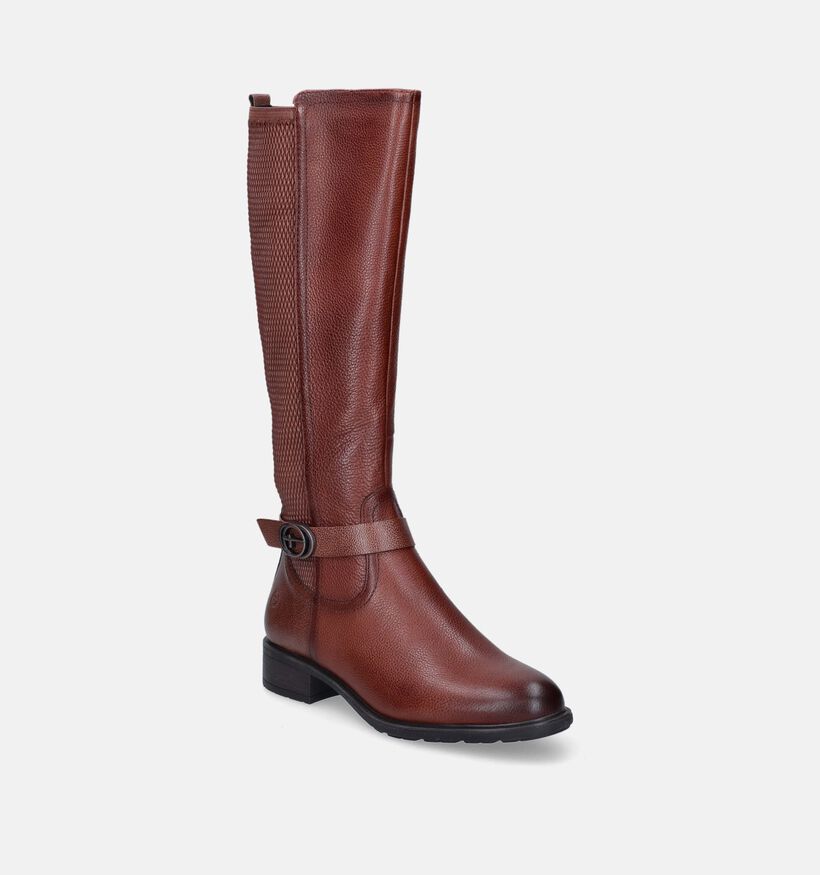 Tamaris Cognac Lange laarzen voor dames (346604)