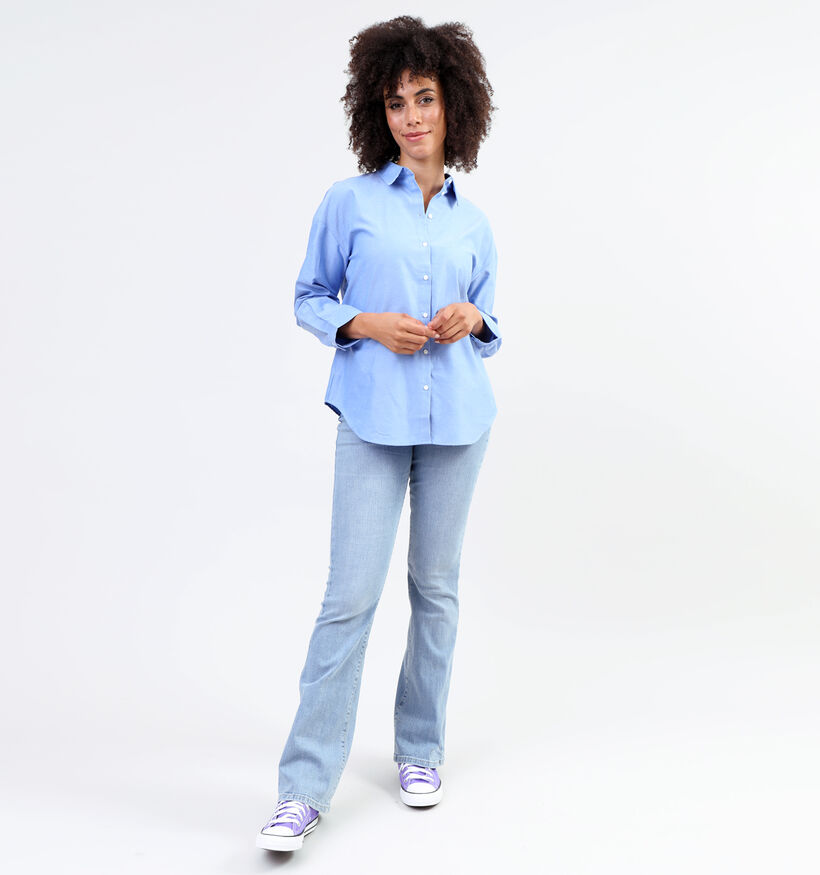 Vila Drisa Blauwe Oversized hemd voor dames (346101)