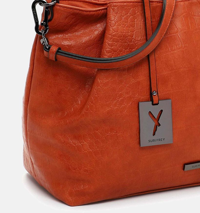 Suri Frey Hadley Oranje Shopper met rits voor dames (347901)