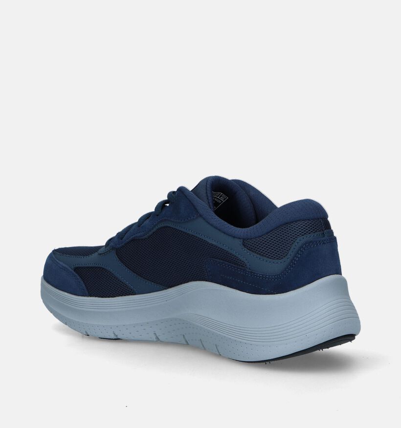 Skechers Arch Fit 2.0 The Keep Blauwe Sneakers voor heren (343953) - geschikt voor steunzolen