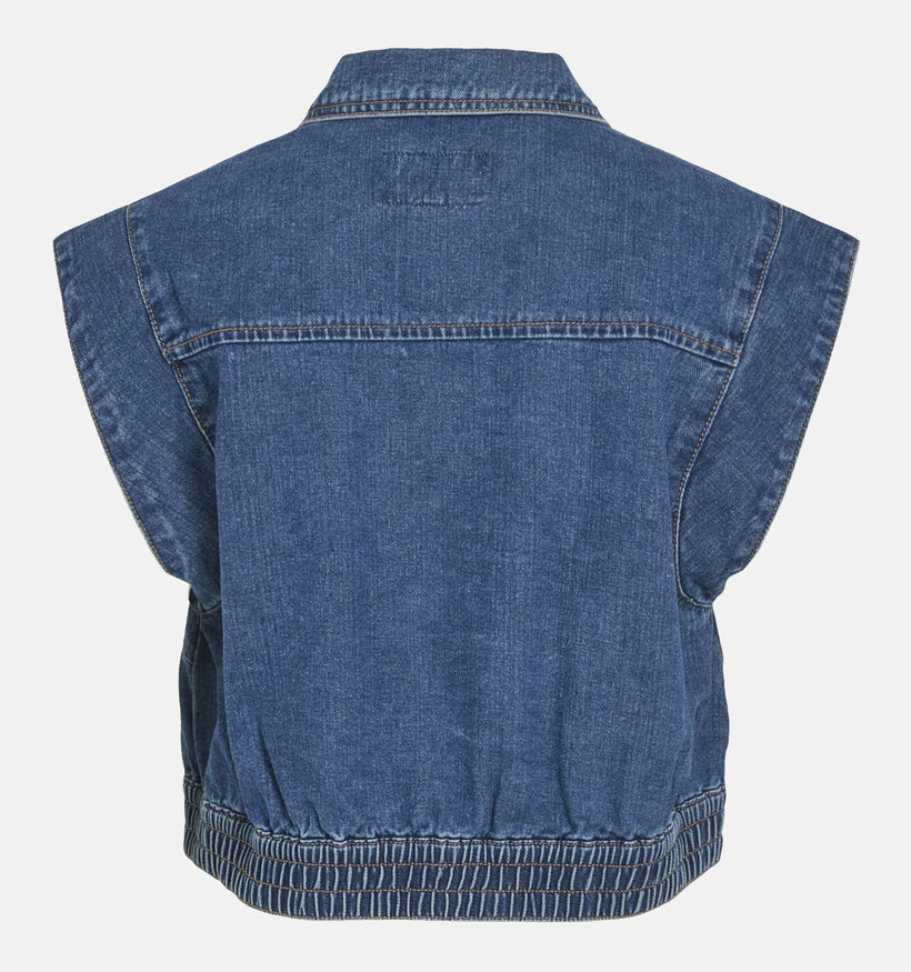 Vila Ca Veste sans manches en jeans en Bleu pour femmes (348719)