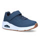 Skechers Uno Stand On Air Baskets en Bleu pour garçons (319559) - pour semelles orthopédiques