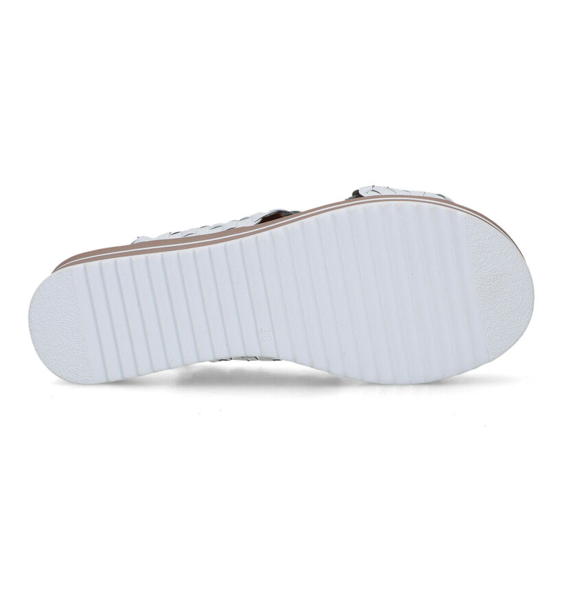 Oh My Sandals Sandales compensées en Blanc pour femmes (321777)