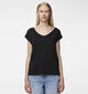 Pieces Billo Zwart T-shirt voor dames (344993)