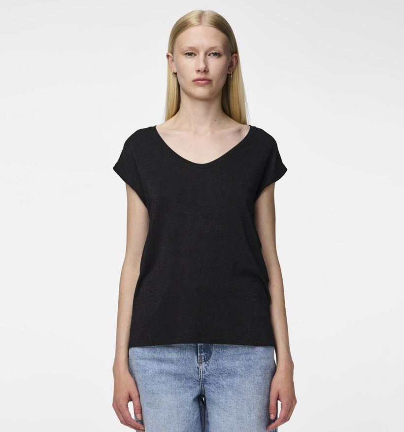 Pieces Billo Zwart T-shirt voor dames (344993)