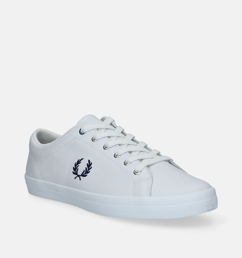 Fred Perry Baseline Chaussures à lacets en Blanc pour hommes (342528)