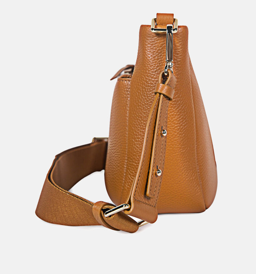 Crinkles Camel Crossbody Tas voor dames (342333)