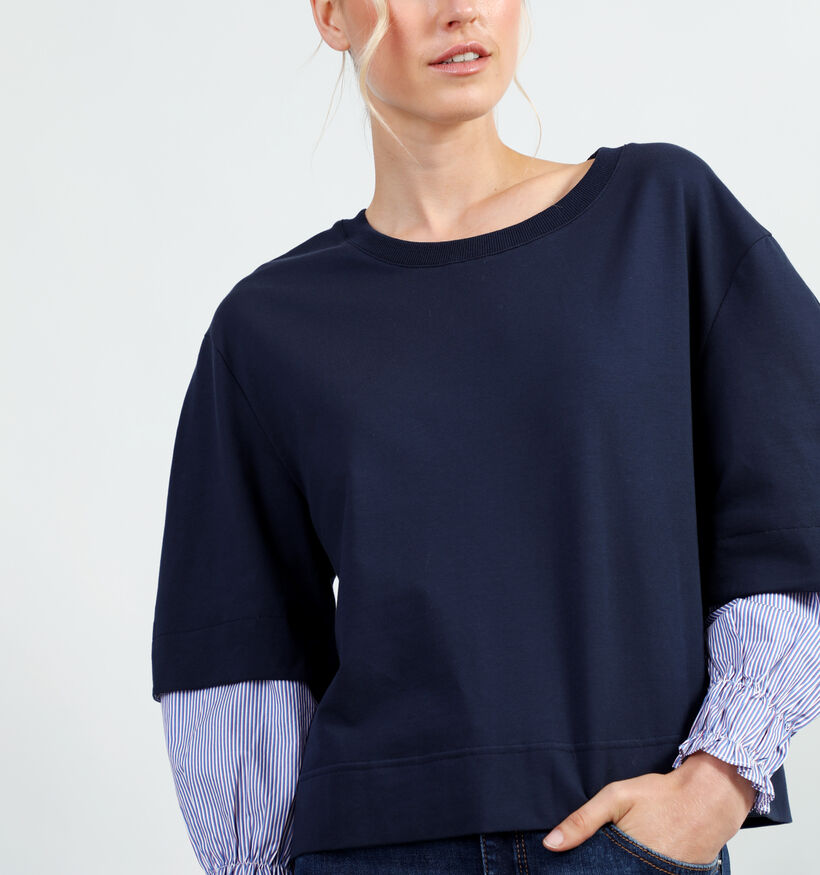 Orfeo Nancy Sweatshirt en Bleu pour femmes (349320)