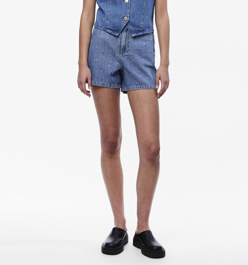 Pieces Sky Blauwe Jeansshort voor dames (342007)