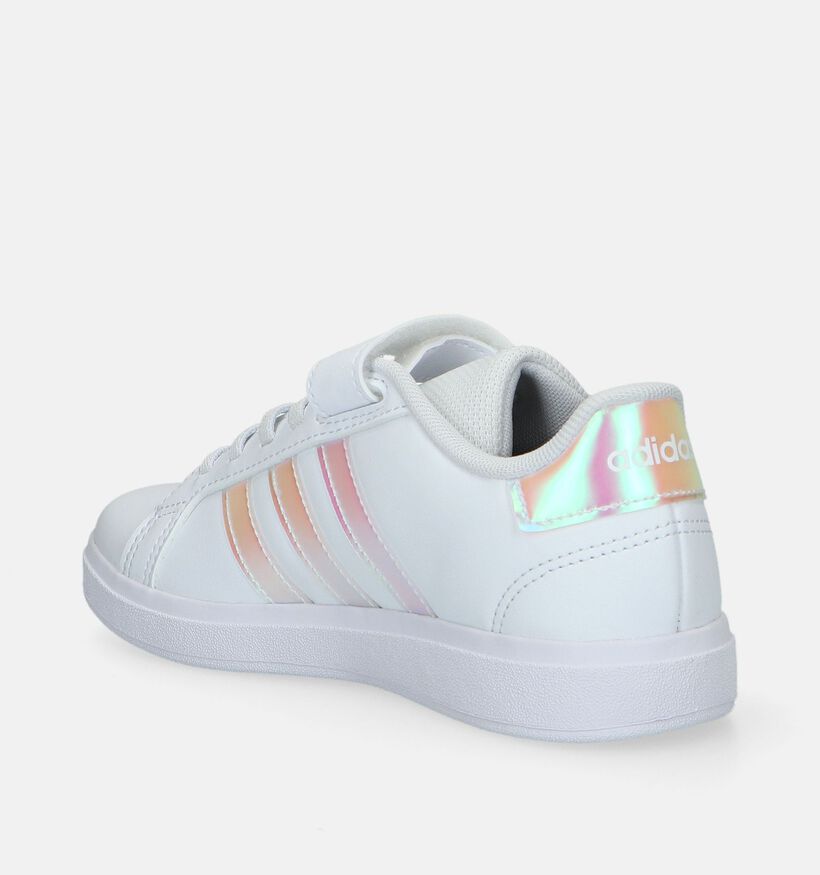 adidas Grand Court 2.0 EL C Witte Sneakers voor meisjes (343274)