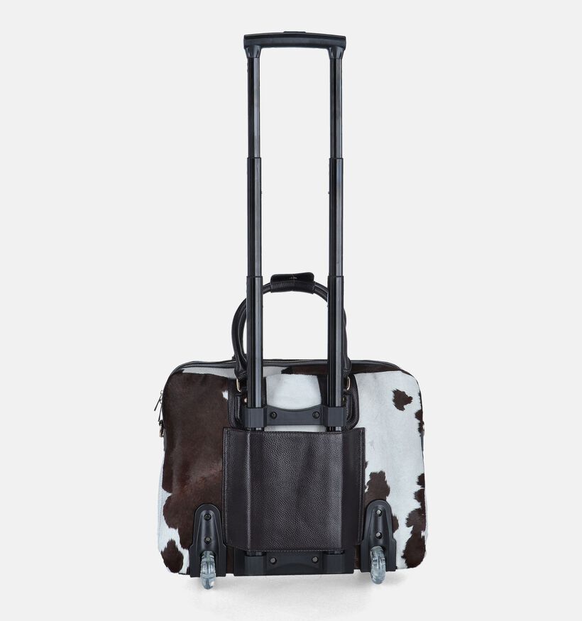 Olivia Lauren Cowhide Zwarte Trolley voor dames (349649)