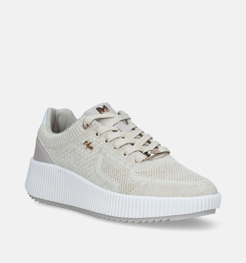 Mexx Nina Beige Sneakers voor dames (337408) - geschikt voor steunzolen