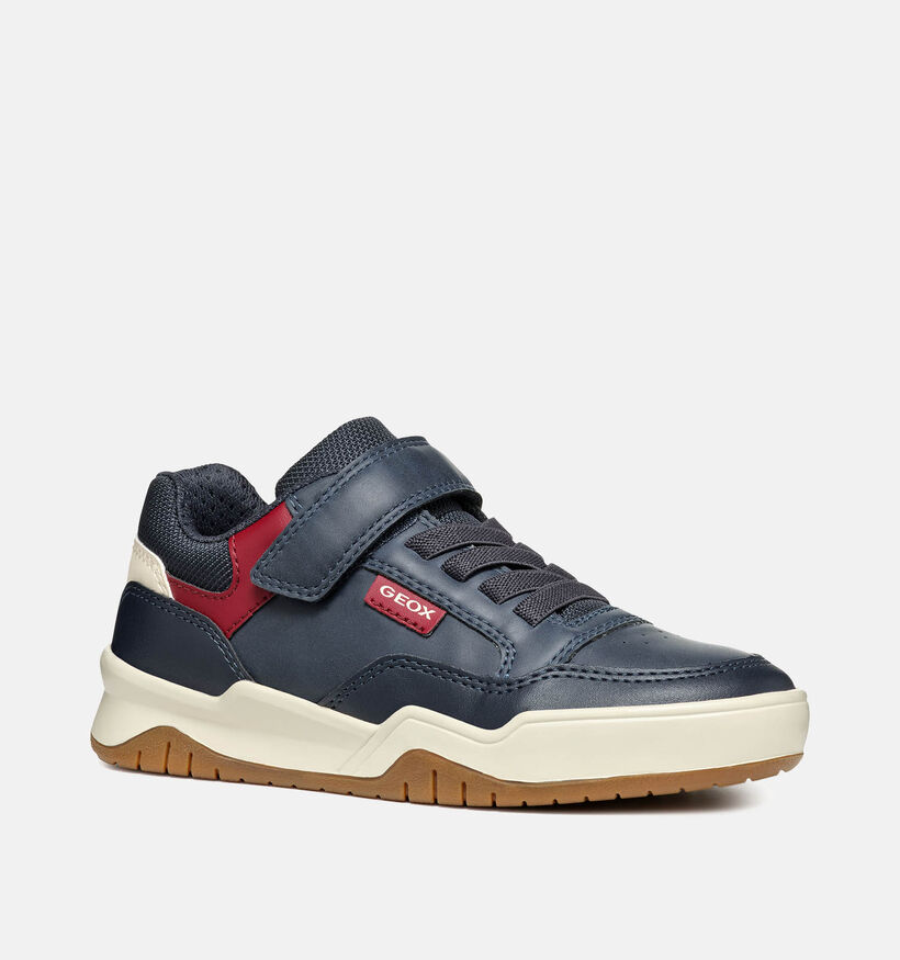 Geox Perth Chaussures à velcro en Bleu pour garçons (345913) - pour semelles orthopédiques