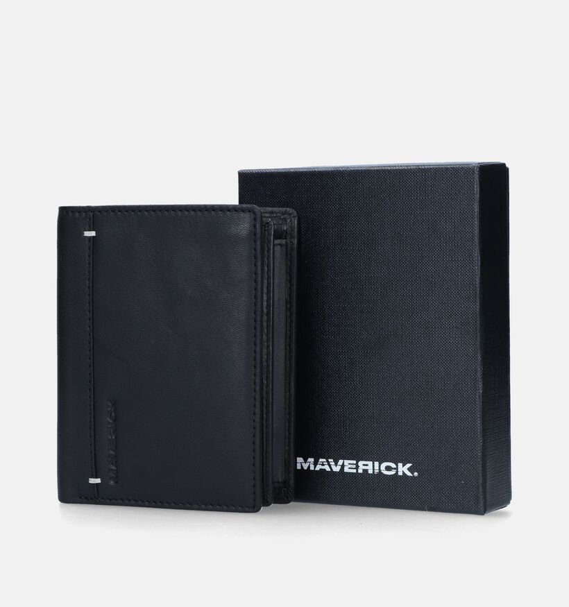 Maverick Portefeuille en Noir pour hommes (349944)