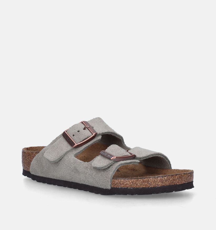 Birkenstock Arizona Beige Slippers voor meisjes, jongens (343895)