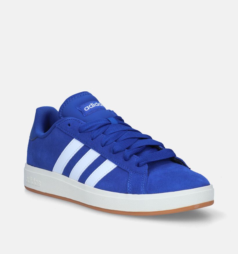 adidas Grand Court Base 00s Baskets en Bleu pour hommes (343239)