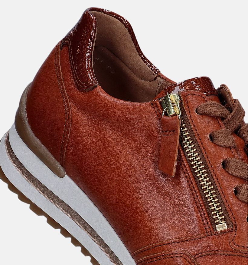 Gabor OptiFit Cognac Sneakers voor dames (344799) - geschikt voor steunzolen