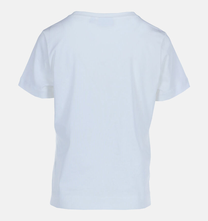 comma casual identity Wit Basic t-shirt voor dames (345669)