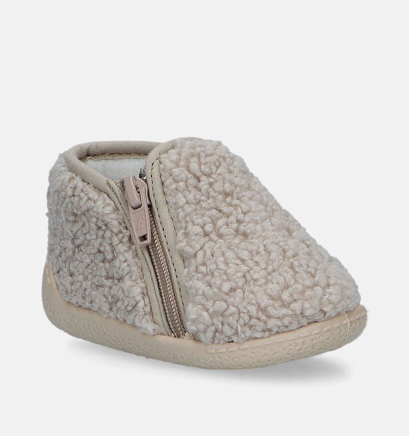 Milo & Mila Pantoufles pour bébé en Beige pour filles, garçons (348621)