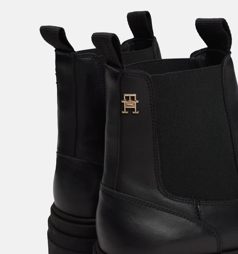 Tommy Hilfiger Combat Chelsea Boots en Noir pour femmes (345811)