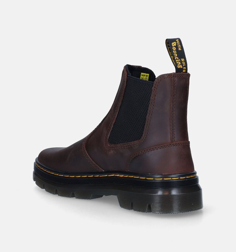 Dr. Martens Embury Leather Bruine Chelsea boots voor dames (343608) - geschikt voor steunzolen