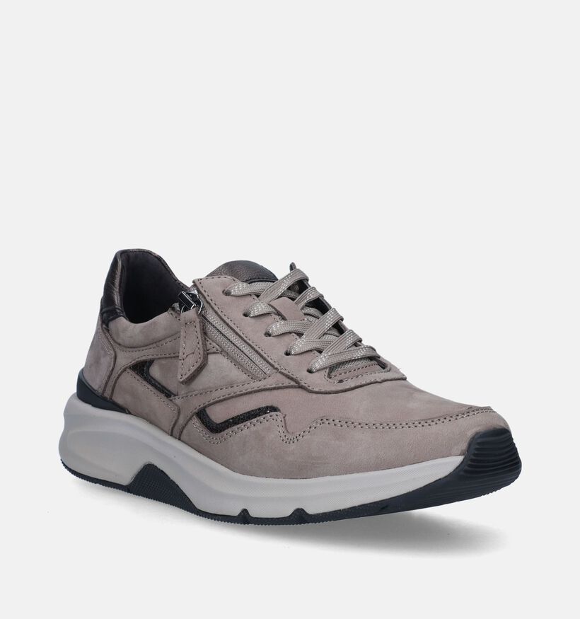 Gabor Rollingsoft Bruine Sneakers voor dames (344781) - geschikt voor steunzolen