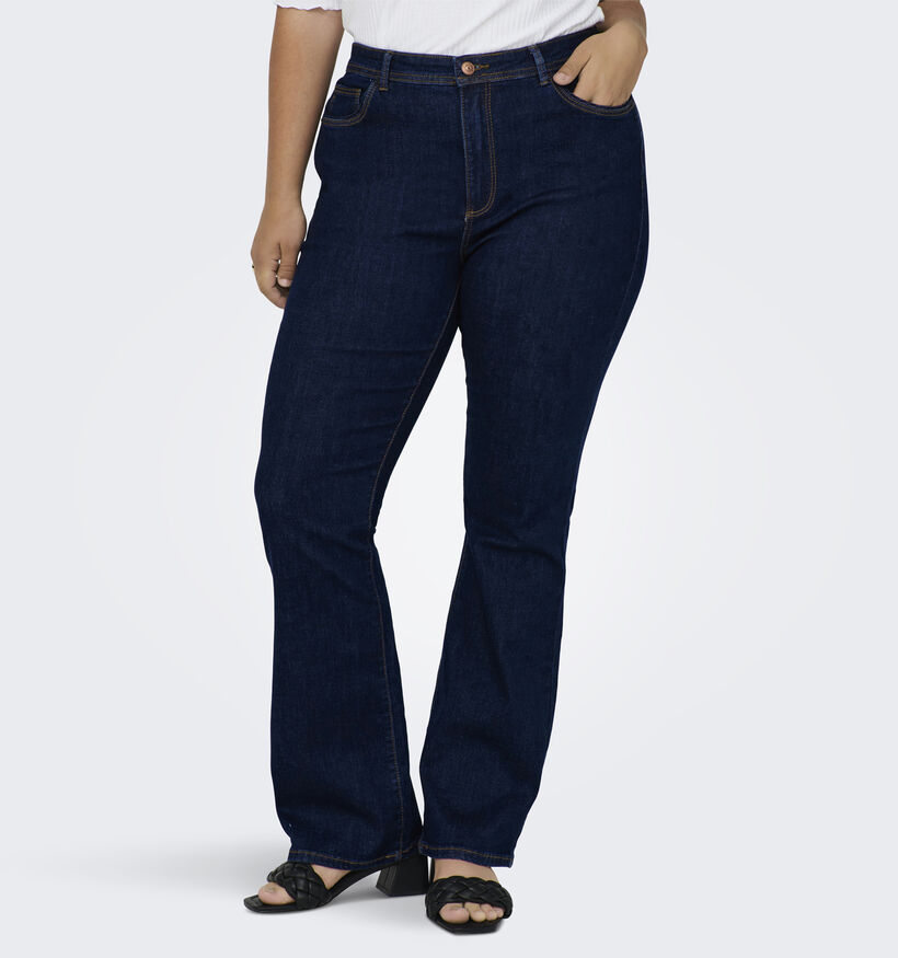 ONLY Carmakoma Sally Blauwe Flare jeans L30 voor dames (344200)