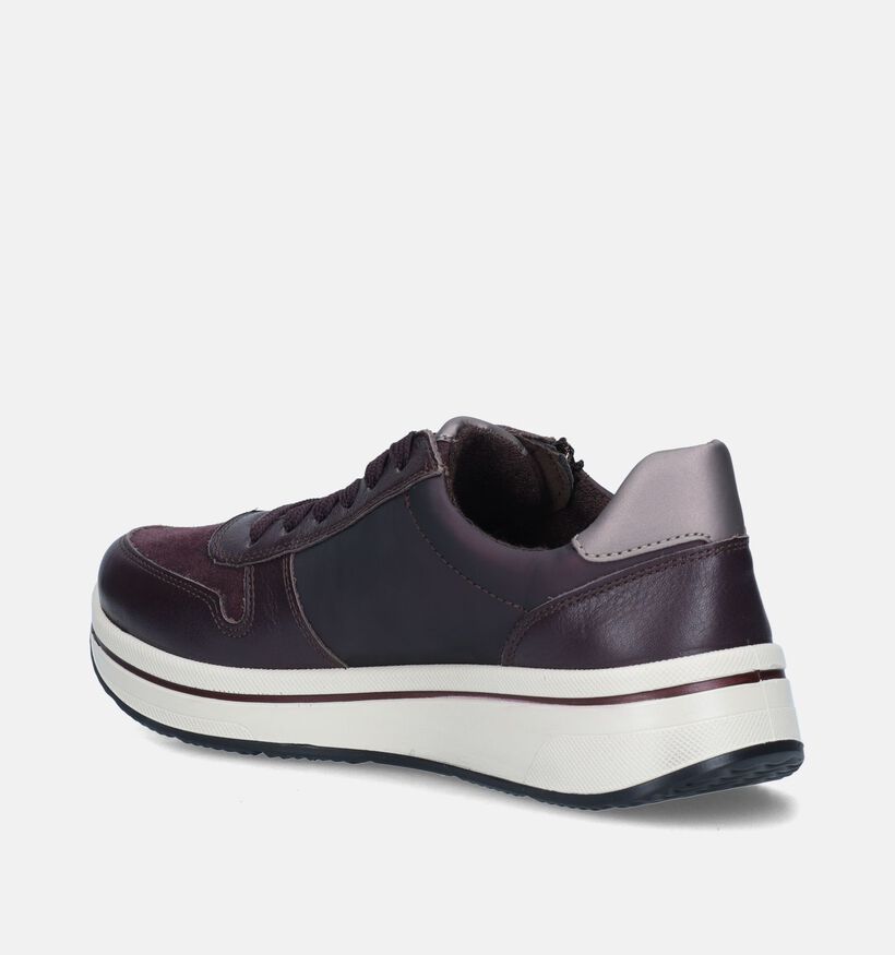 Ara Sapporo 3.0 Bordeaux Brede sneakers voor dames (346975) - geschikt voor steunzolen