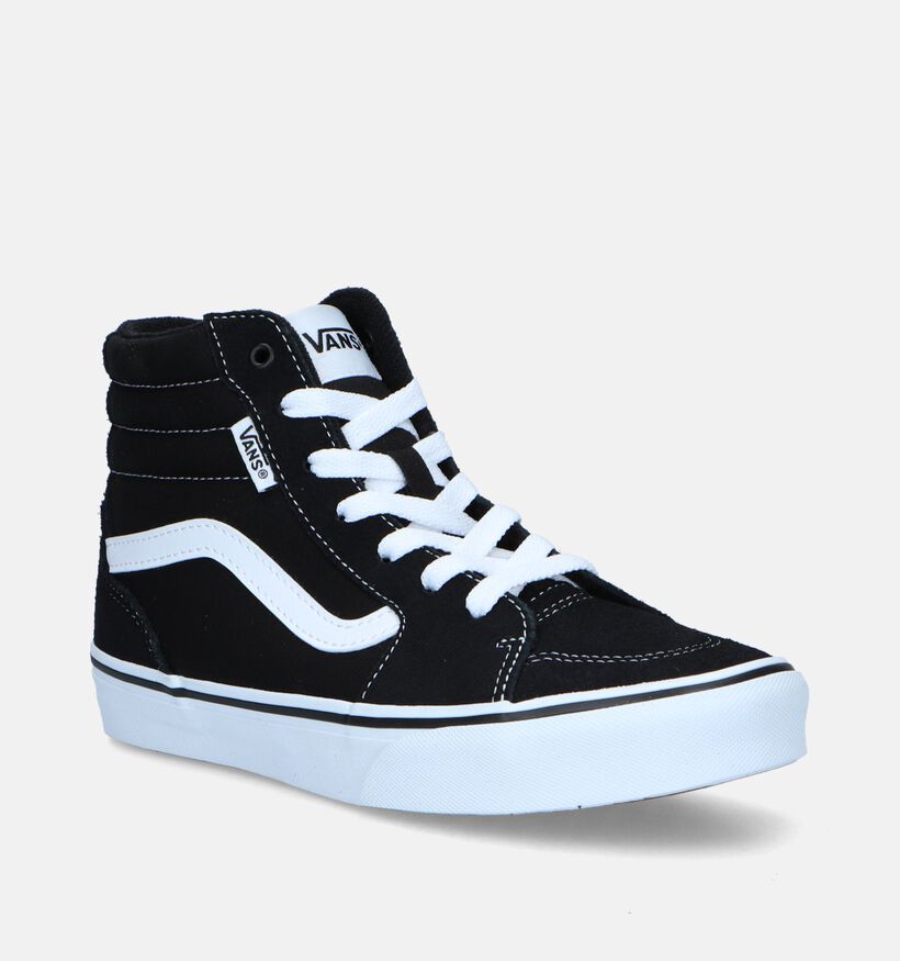 Vans Filmore Hi Baskets en Noir pour filles, garçons (343920)