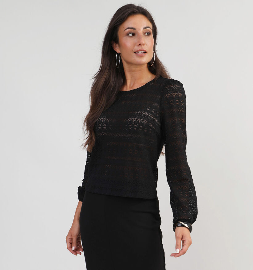 Vila Chikka Zwarte Blouse voor dames (344277)