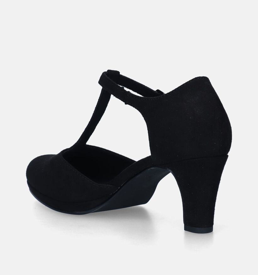 Marco Tozzi Zwarte Pumps met riempje voor dames (344581)