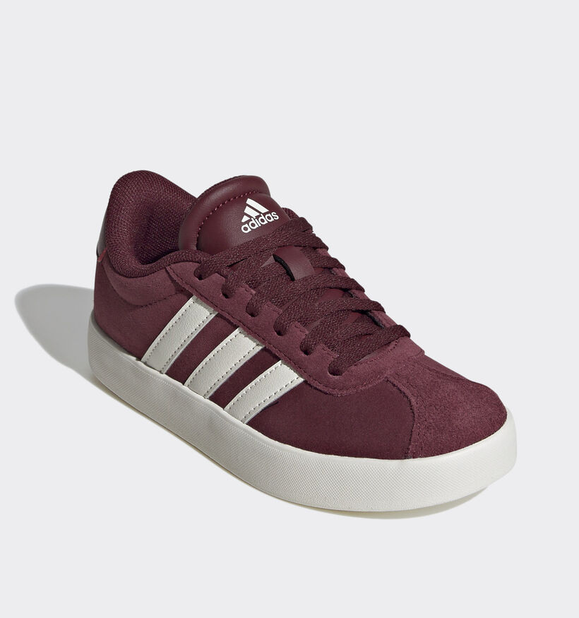 adidas Court 3.0 Bordeaux Sneakers voor meisjes (348980)