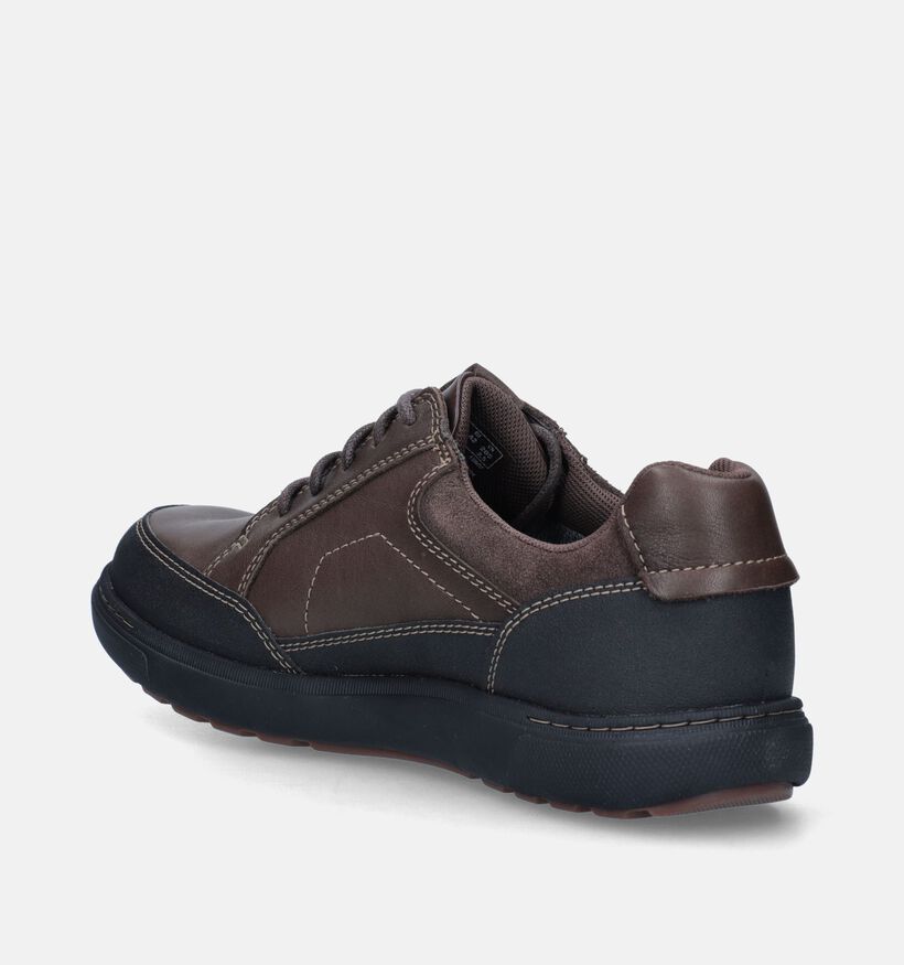 Clarks Mapstone Logtx Chaussures à lacets en brun pour hommes (345409) - pour semelles orthopédiques