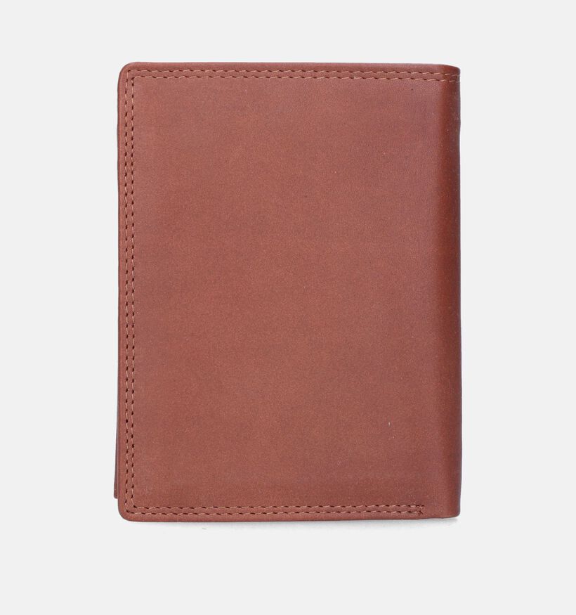 Euro-Leather Portefeuille en Cognac pour hommes (353558)