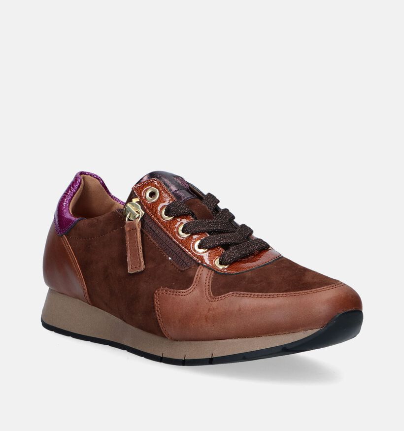 Gabor Bruine Sneakers voor dames (344814) - geschikt voor steunzolen