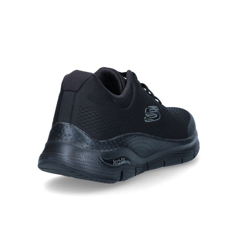 Skechers Arch Fit Zwarte Sneakers voor heren (319534) - geschikt voor steunzolen